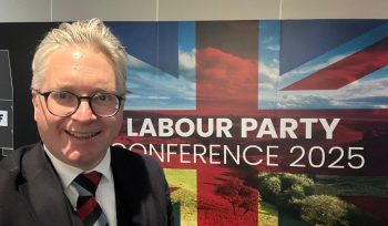 Havard Hughes at Labour Party Conference