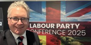 Havard Hughes at Labour Party Conference